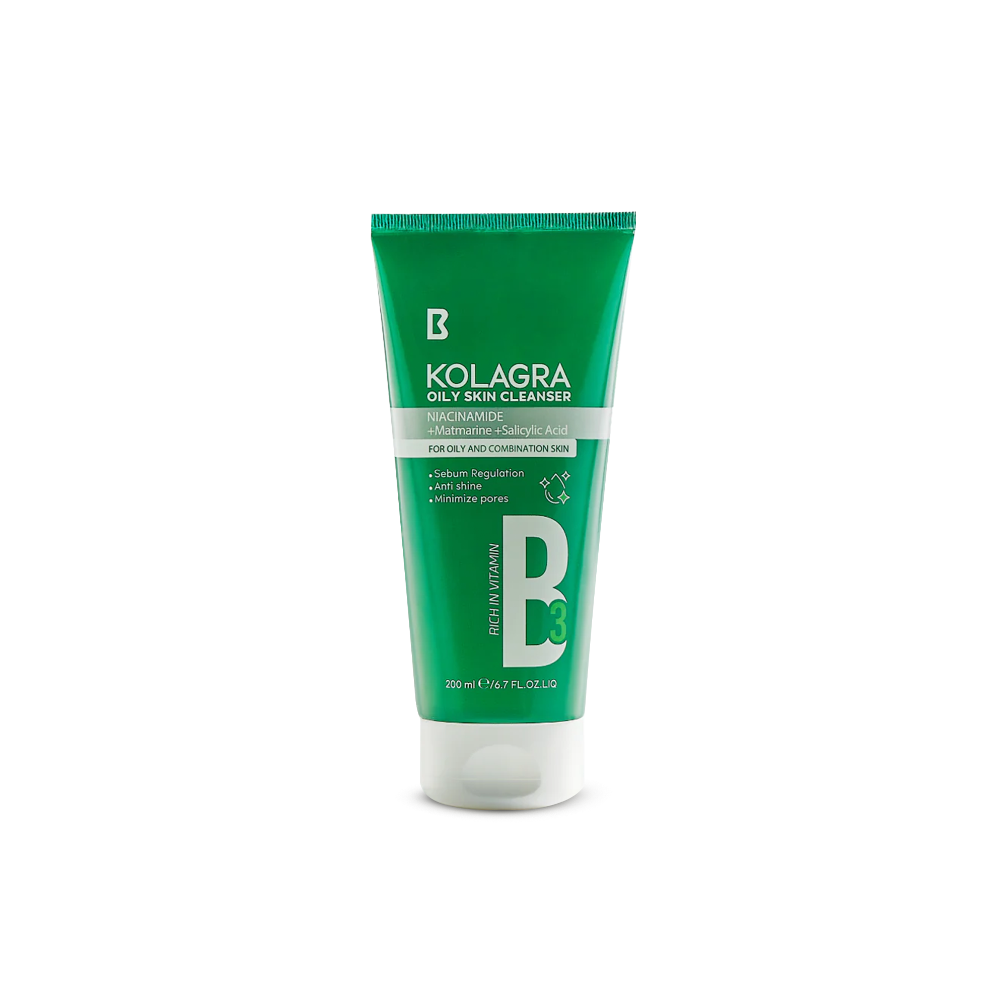REF_P_1_Kolagra Oily Skin Cleanser Rich In Vitamin B3 200 ml