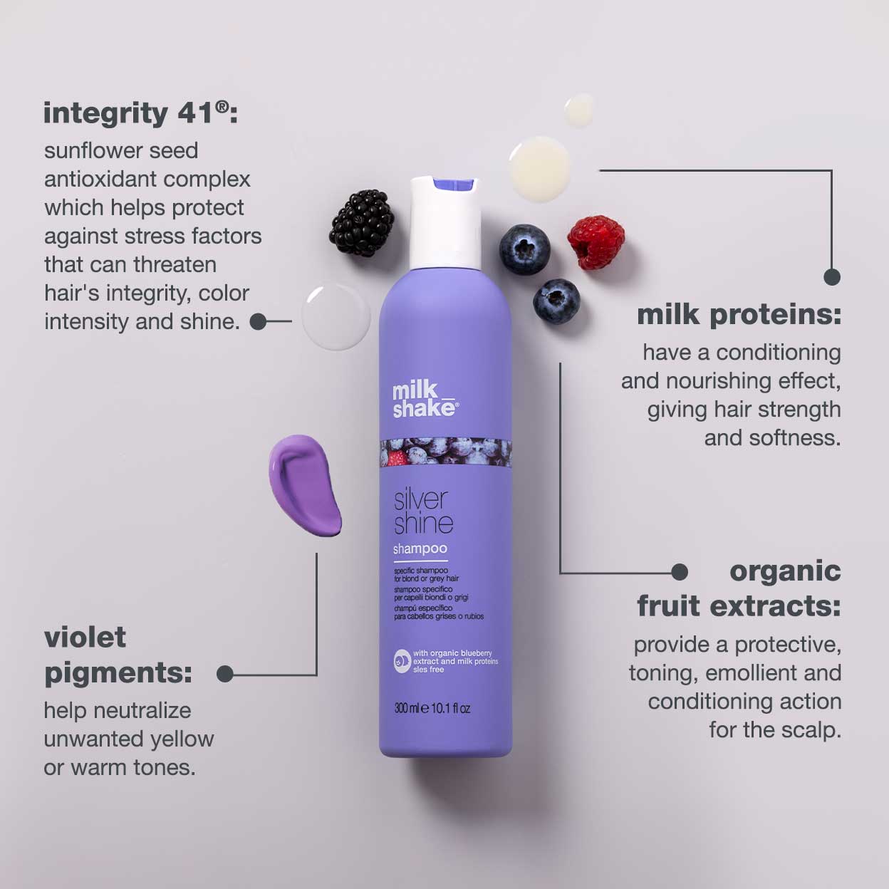 REF_P_5_milk_shake® silver shine shampoo | 300ml
