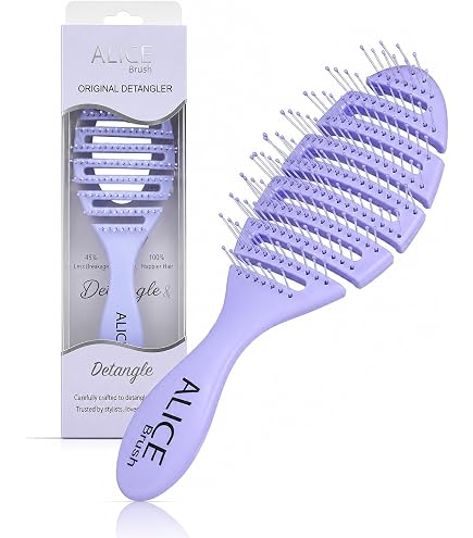 Alice Original Detangler Brush No.AS-219 Mouve