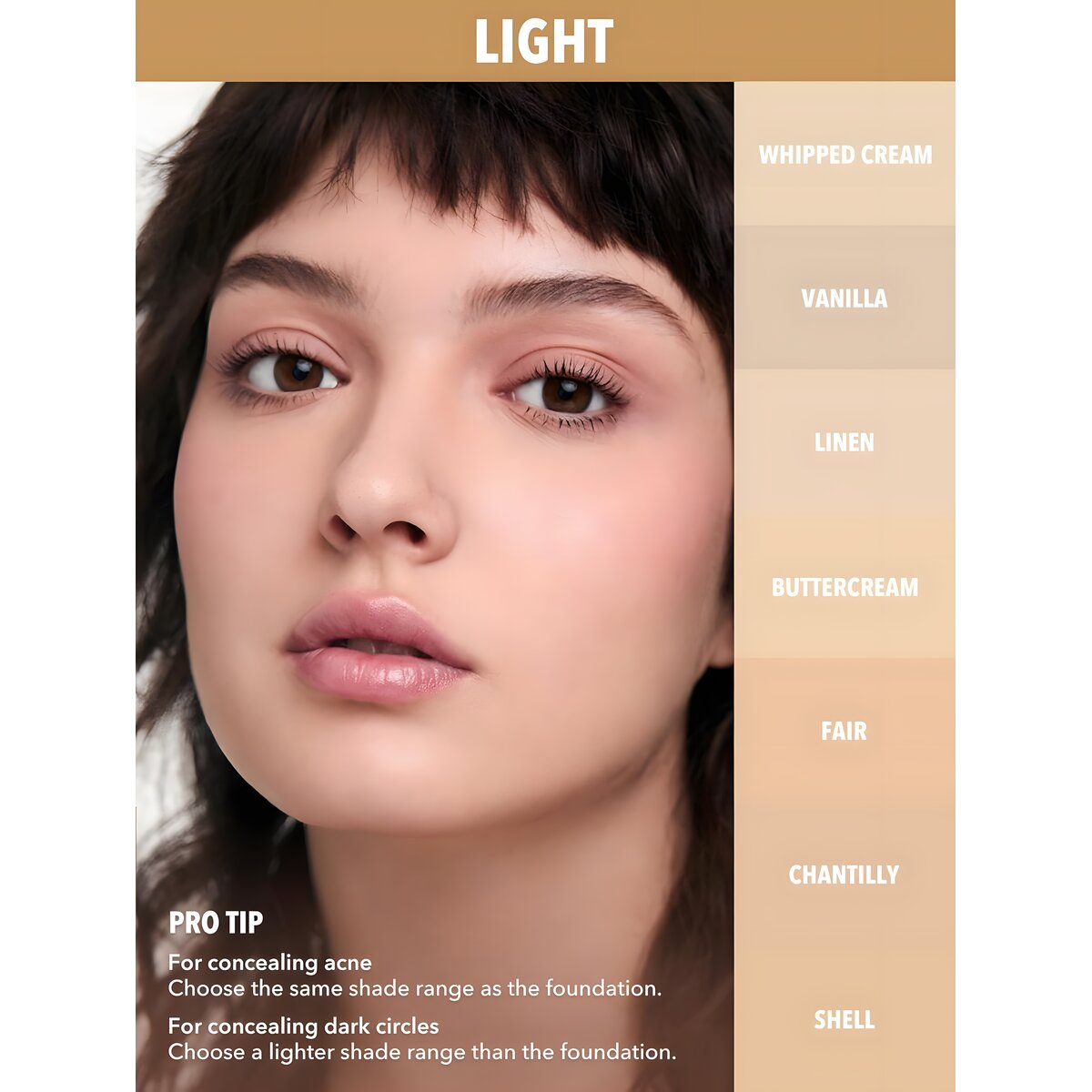 Sheglam like magic 12hr full coverage concealer shell