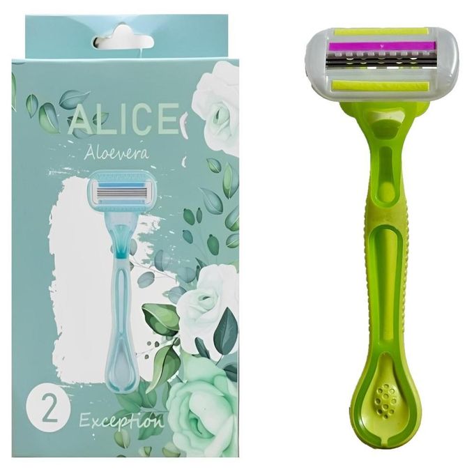 Alice Shaving Aloevera