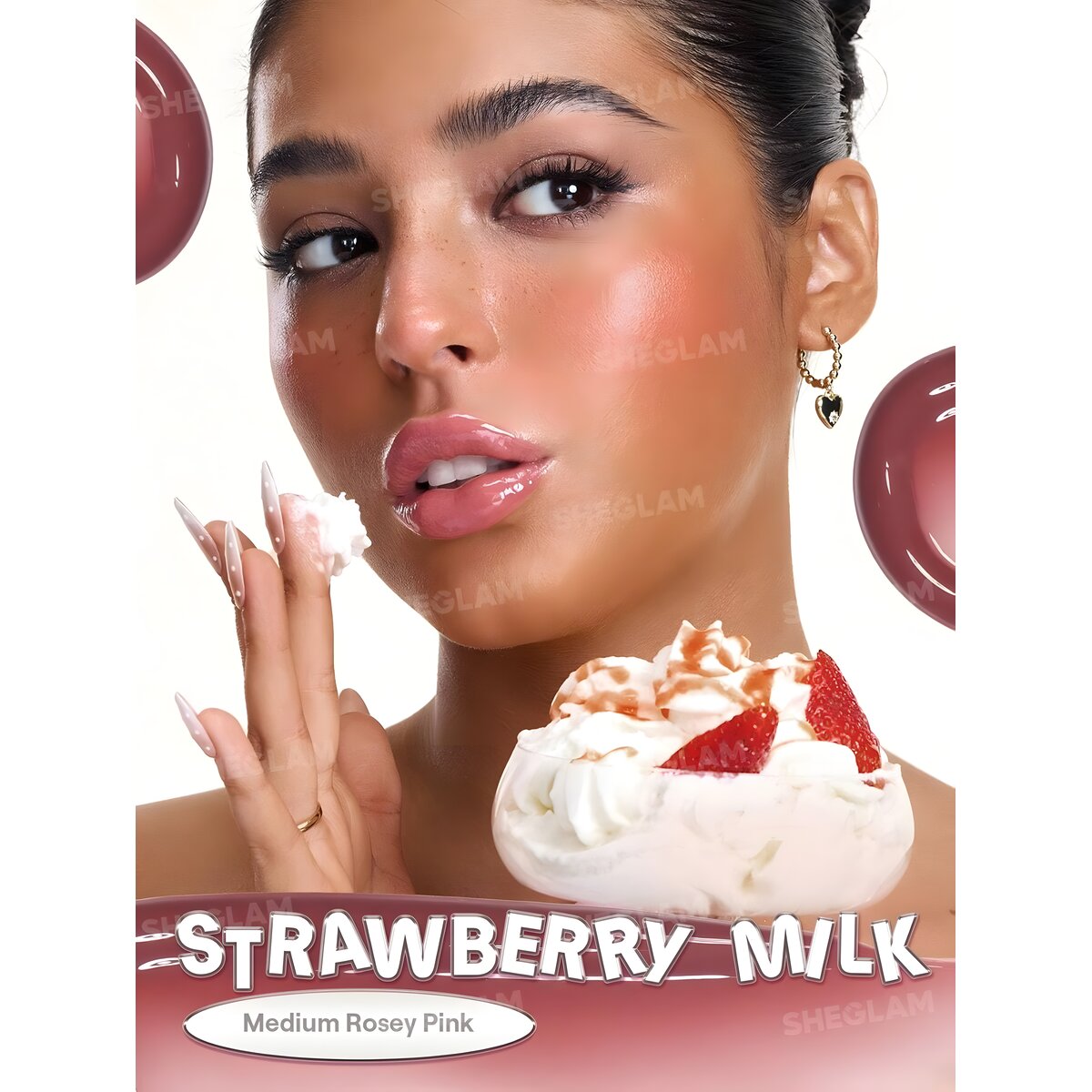Sheglam Gloss Glass Lock Strawberry Milk No.118 3.4 Ml