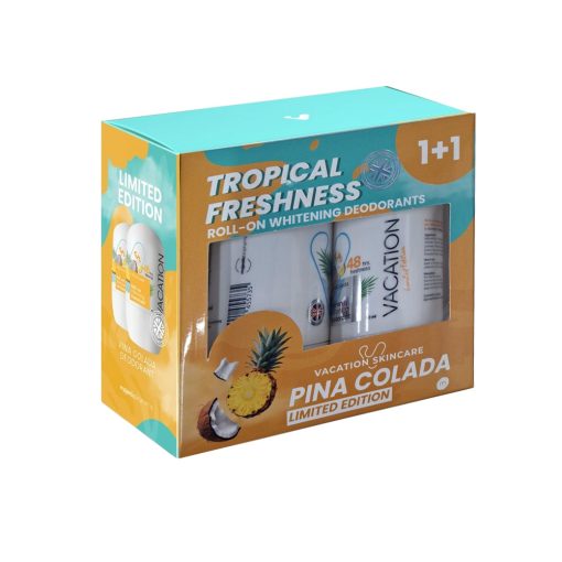 Vacation Whitening Deodorant Pina Colada Roll On 50 ml (1+1)