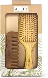 Alice Wooden Set ( Wooden Brush & Comb )