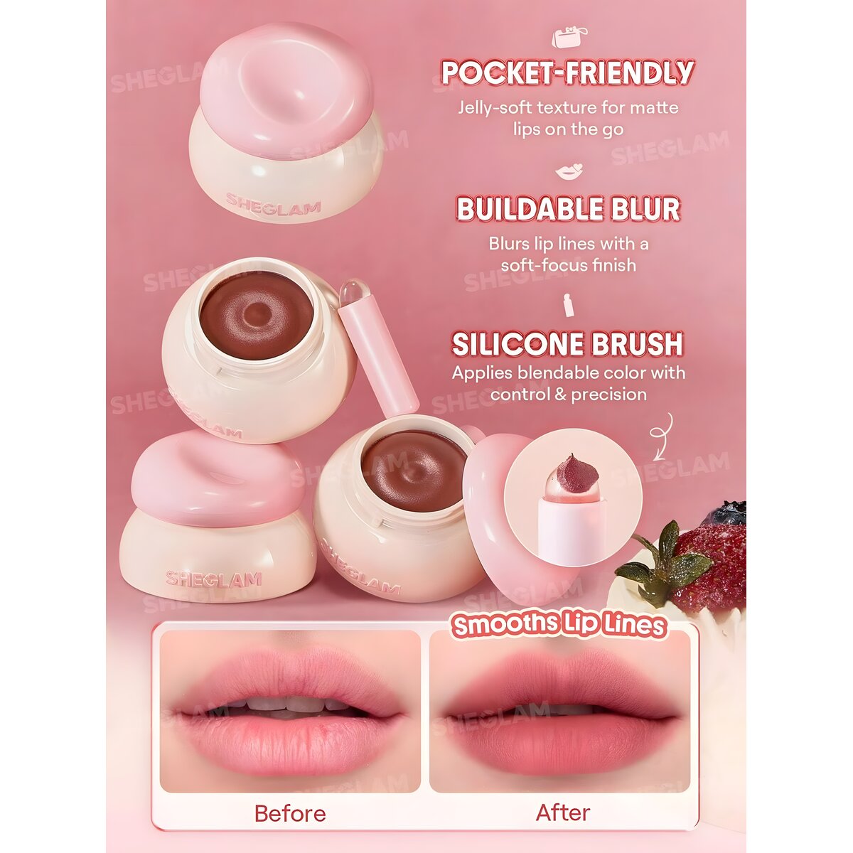 Sheglam Lip Pocket Bounce High Key 3.5 g