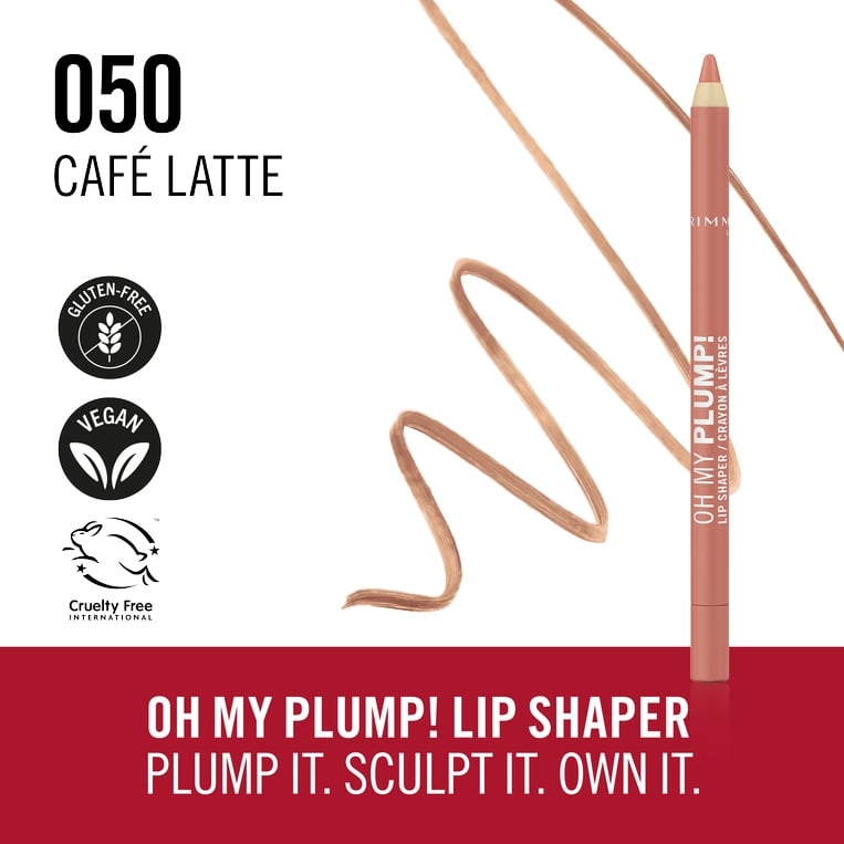 Rimmel Oh My Plump! Lip Shaper 050 Caf Latte