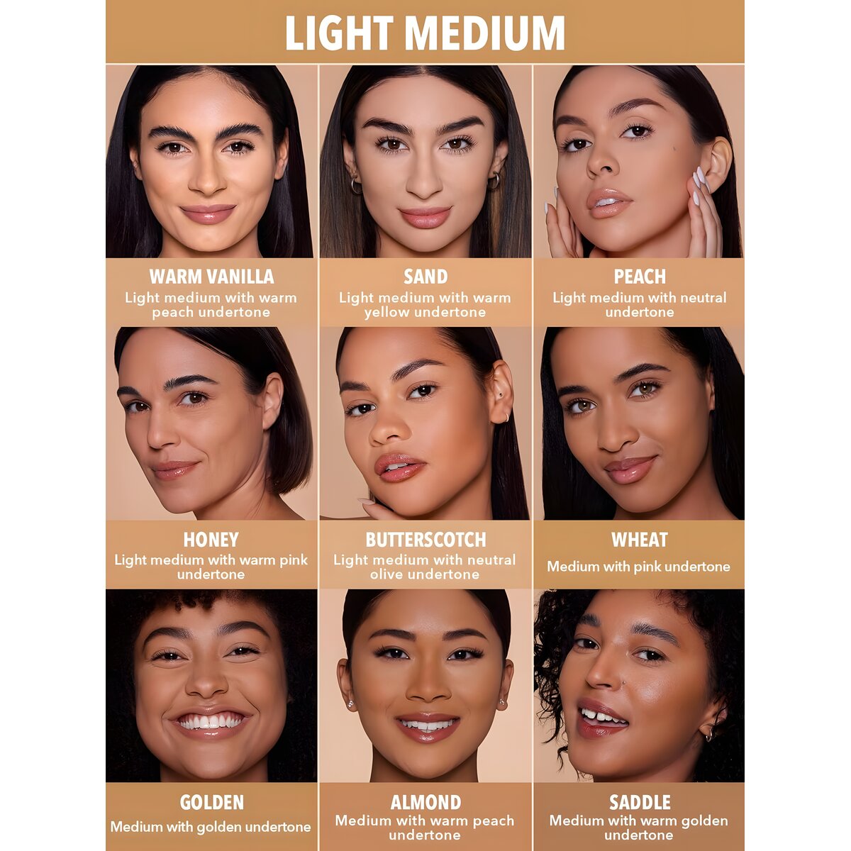 Sheglam high coverage powder foundation sand