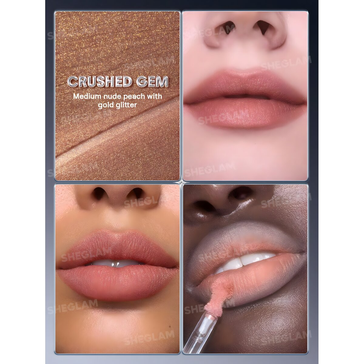 Sheglam Liquid lipstick glitter crushed gem
