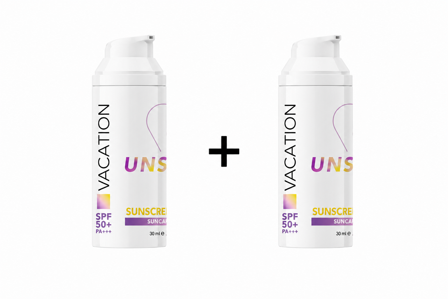 Vacation Unseen Sunscreen Gel (1+1) SPF 50+ 30 ml