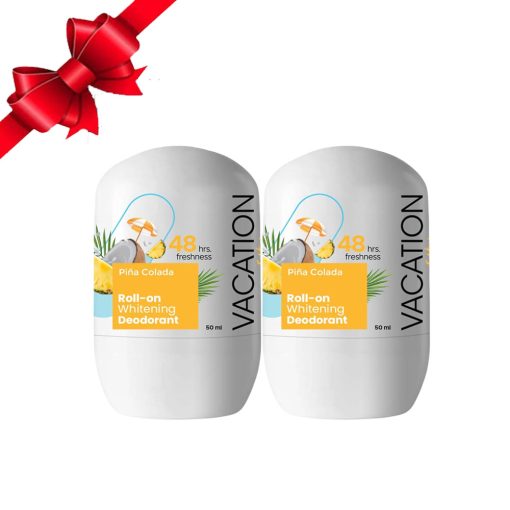 Vacation Whitening Deodorant Pina Colada Roll On 50 ml (1+1)