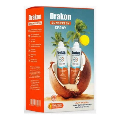 Drakon Sunscreen Spray 200ml 1+1